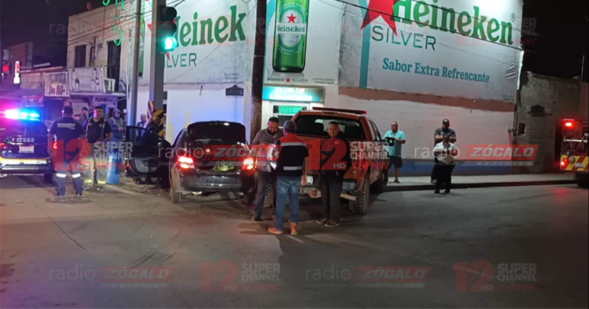 Fuerte choque deja dos personas lesionadas