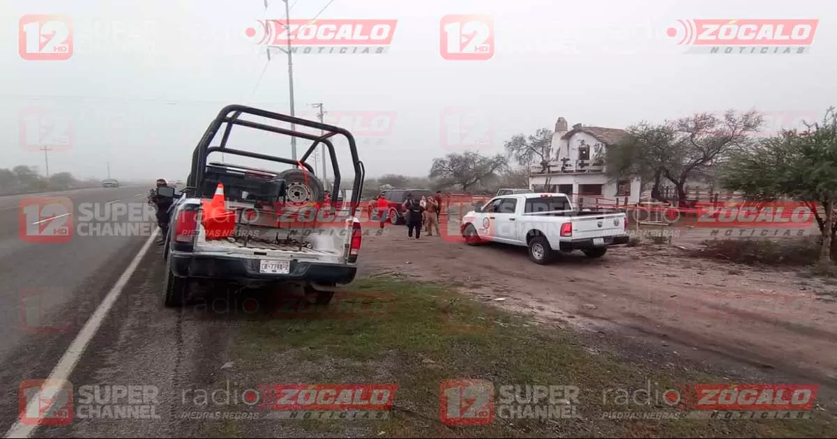 Localizan a hombre colgado sobre carretera en Nava