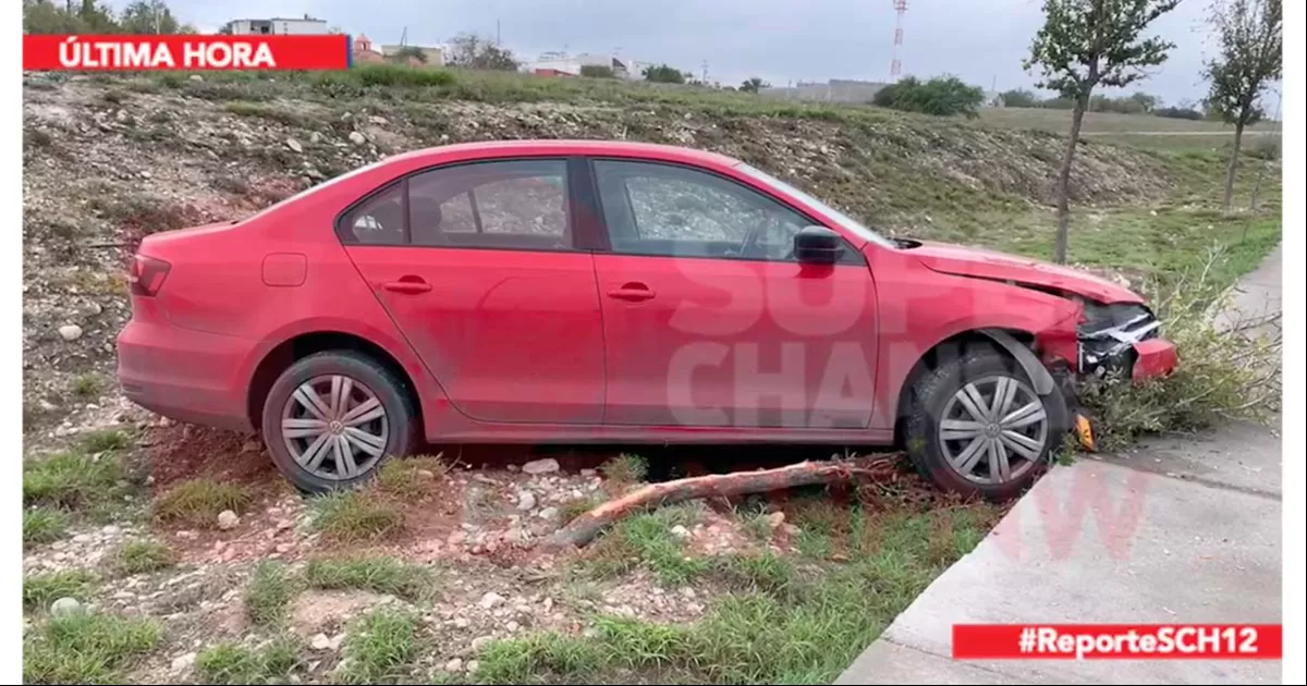 El vehículo quedó asegurado hasta que la conductora cubra el costo del árbol dañado.