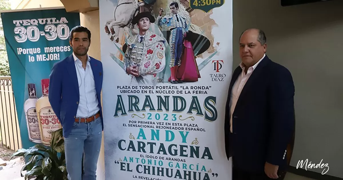 Presentan interesante cartel de Corrida de Toros, para la Feria de Arandas 2023