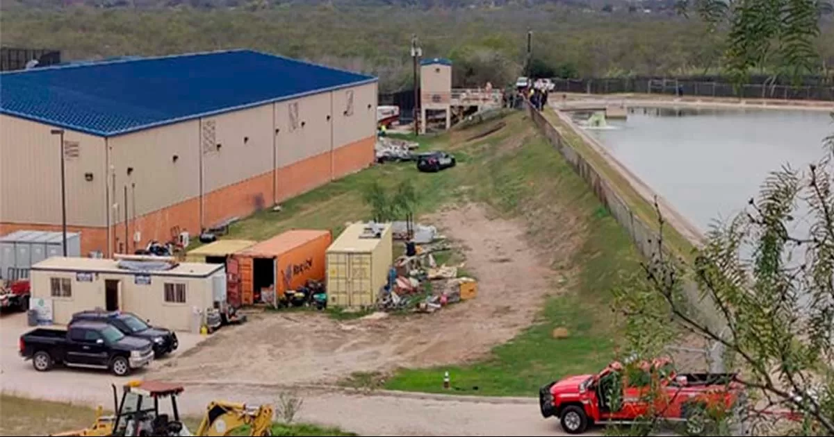 Empleado desaparece en un tanque de agua en Eagle Pass