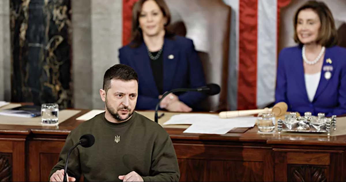‘Ucrania sigue en pie’, Zelensky a Congreso de Estados Unidos