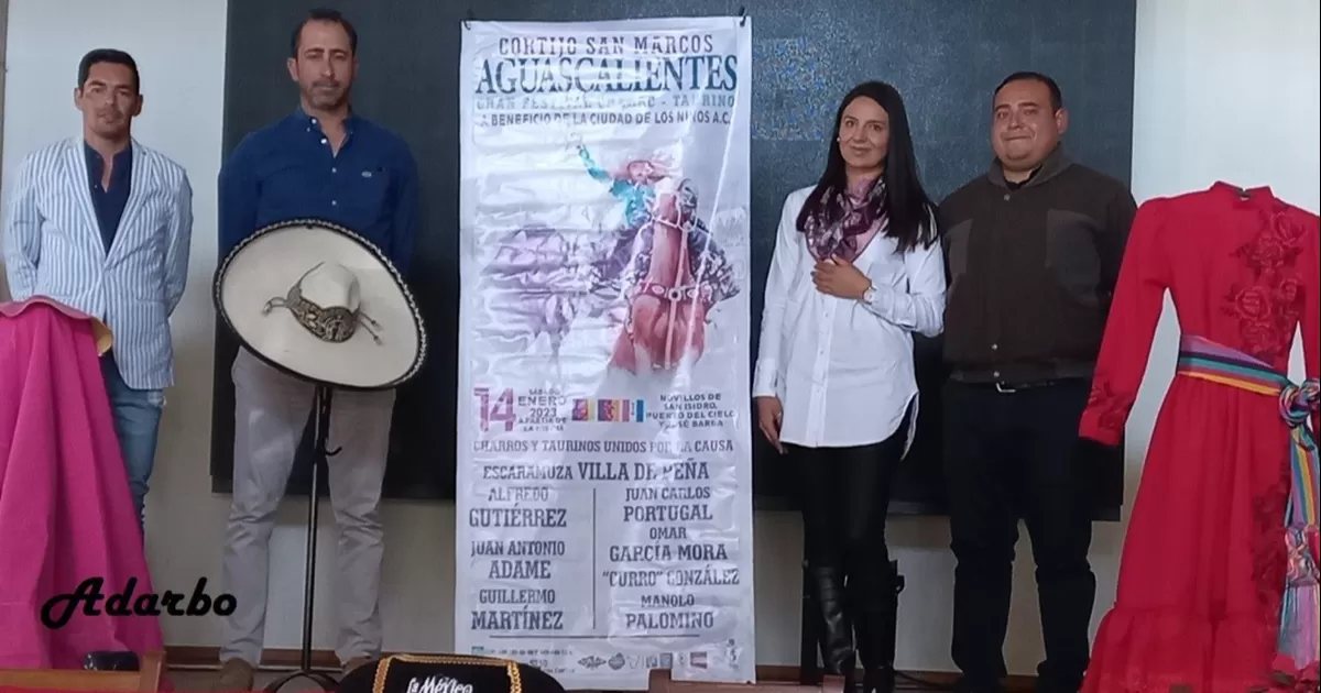 Confirman Festival “Charro y Taurino Unidos con Causa”, a beneficio de la Ciudad de los Niños