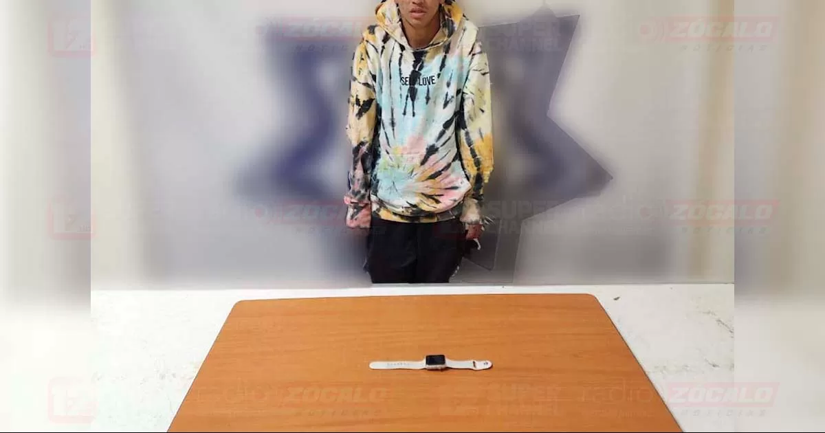 El detenido fue puesto a disposición del Ministerio Público del Fuero Común.