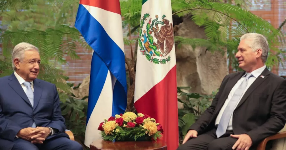 López Obrador habla por teléfono con el presidente de Cuba