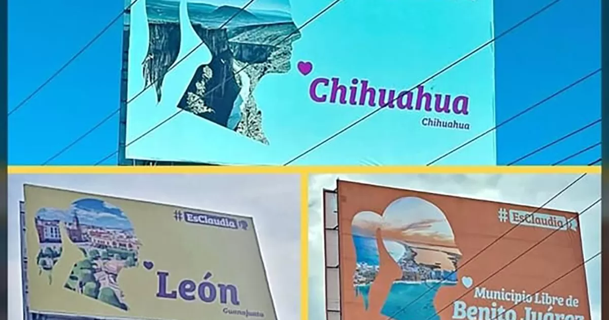 Piden en Morena piso parejo por espectaculares de Sheinbaum