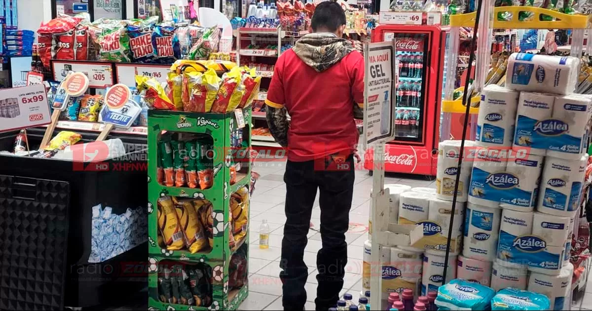 Entra a tienda con las venas cortadas en Los Montes