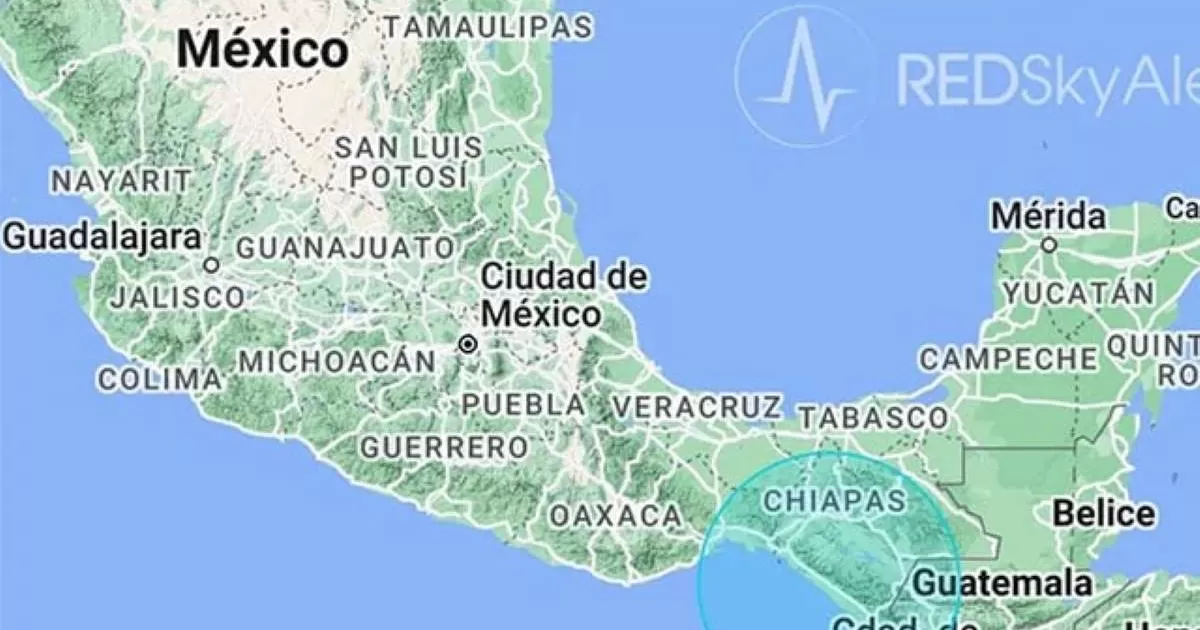 Se registra sismo magnitud 4.9 en Chiapas; no hay afectaciones