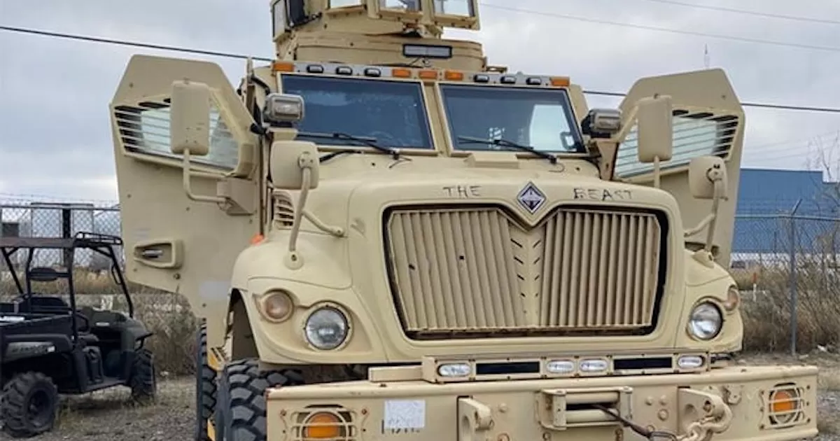 Recibe Sheriff de Eagle Pass camión táctico para emergencias