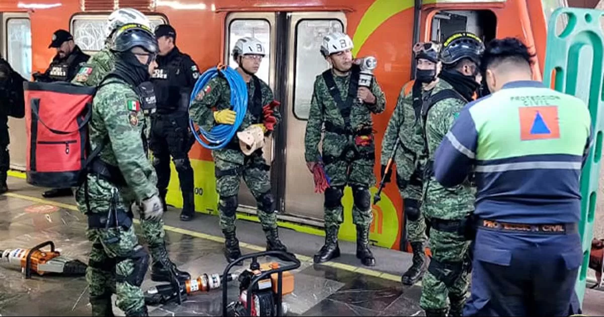 La SEDENA informó que en coordinación con Protección Civil se encuentran en el lugar para apoyar a la población.