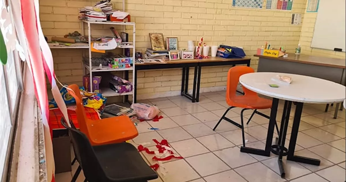 Roban y dañan escuela Salvador Ugarte en Piedras Negras