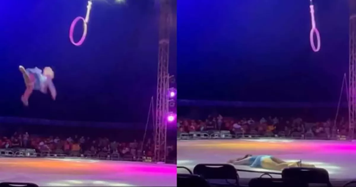 VIDEO: ‘Elsa’ de Frozen cae de las alturas y queda inconsciente en plena actuación