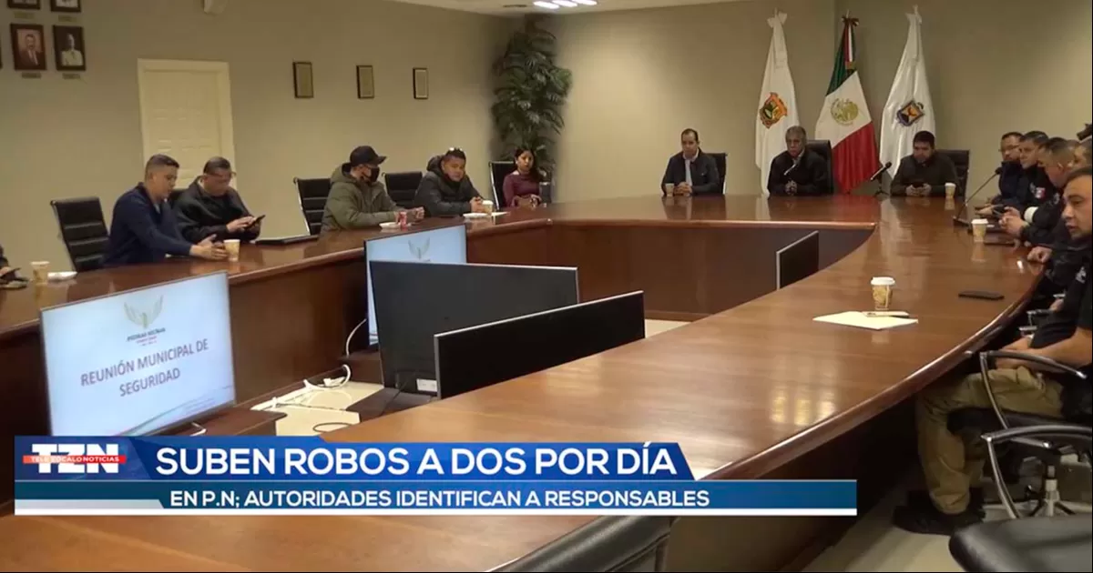 Como cada viernes, se llevó a cabo la Reunión Semanal de Seguridad en la que se analizaron las estadísticas de robo.