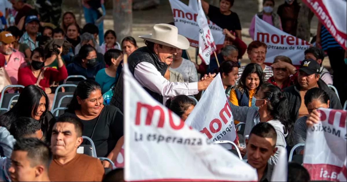 Presenta Armando Guadiana su propuesta política con Morena a vecinos de la colonia Pueblo Insurgentes