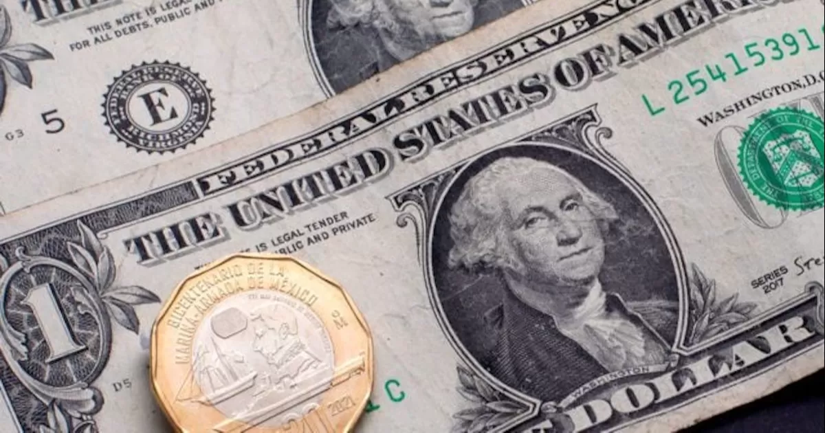 Peso avanza y alcanza nuevo récord de 18.572 por dólar