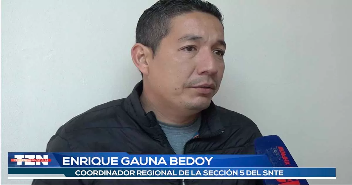 Coordinador regional de la Sección 5 busca ser enlace con la dirigencia estatal para atender problemática de maestros
