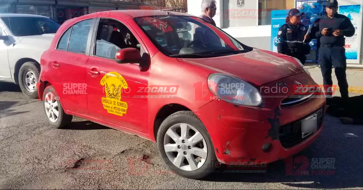 A pesar del impactó y las lesiones en su cuerpo, la víctima no quiso ser trasladada a un hospital