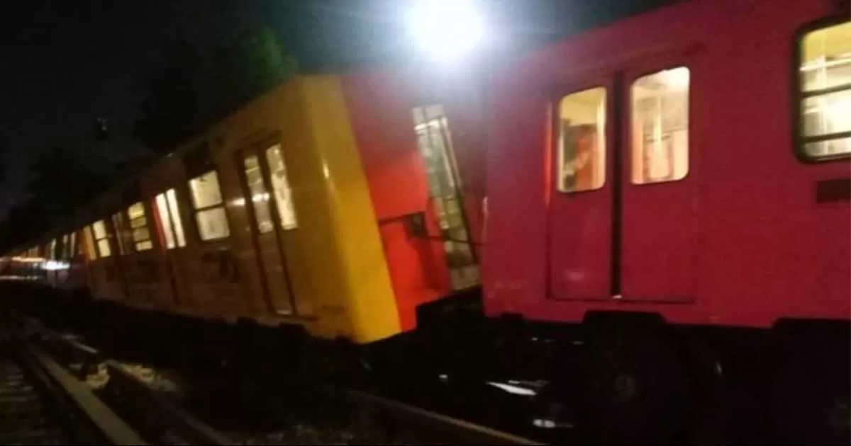 Metro descarta descarrilamiento en estación El Rosario; vagón se ladeó en vías sin afectar servicio en la L6