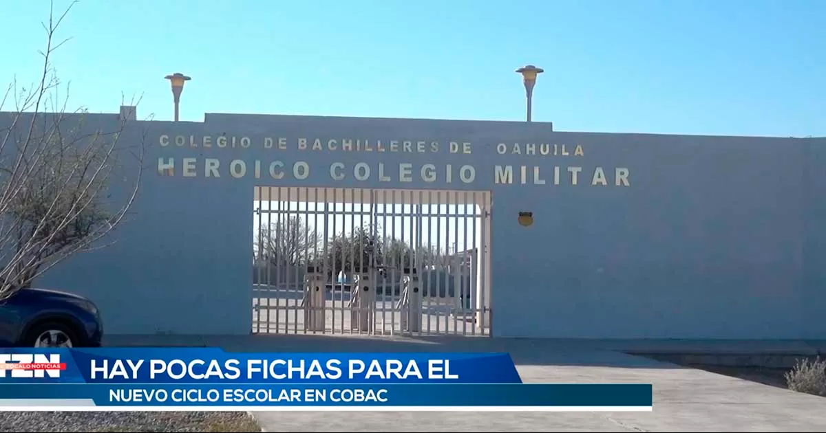 Colegio de Bachilleres tiene capacidad para 5 aulas de primer año, además autoridades escolares informaron que hay pocas fichas para el nuevo ciclo escolar