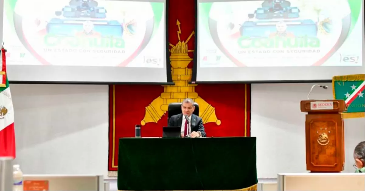 Presenta MARS Modelo Coahuila de Seguridad a estudiantes de maestría del colegio de la Sedena