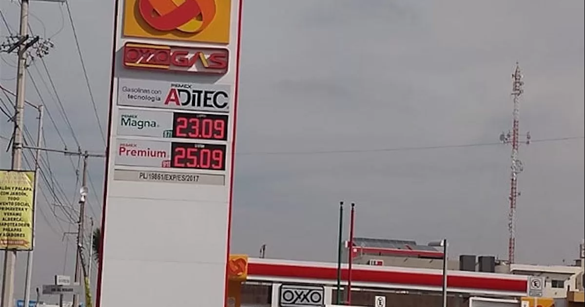 Estaciones de Oxxo Gas ofrecen la gasolina de mayor precio al consumidor en la ciudad