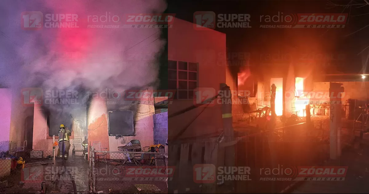 En la vivienda solo se registraron pérdidas materiales.