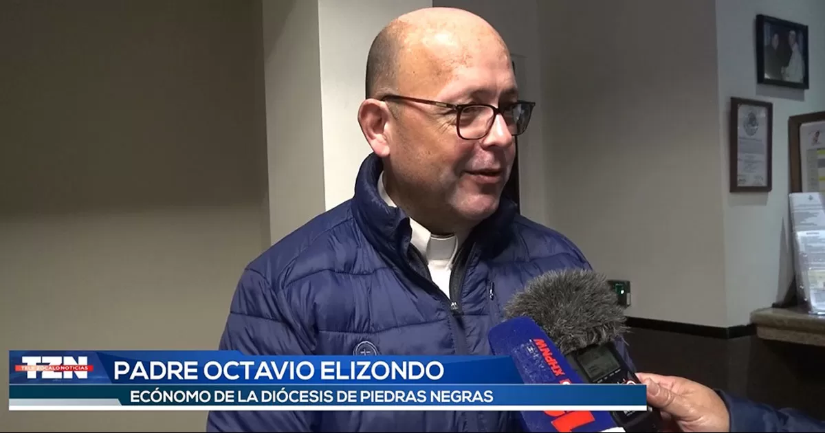 El padre Octaviano Elizondo, ecónomo de la Diócesis de Piedras Negras agradeció el apoyo de la ciudadanía en la compra de boletos.