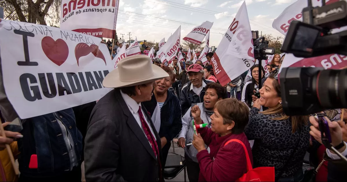 El precandidato agradeció a la militancia y simpatizantes de todo el sur de Saltillo su apoyo.