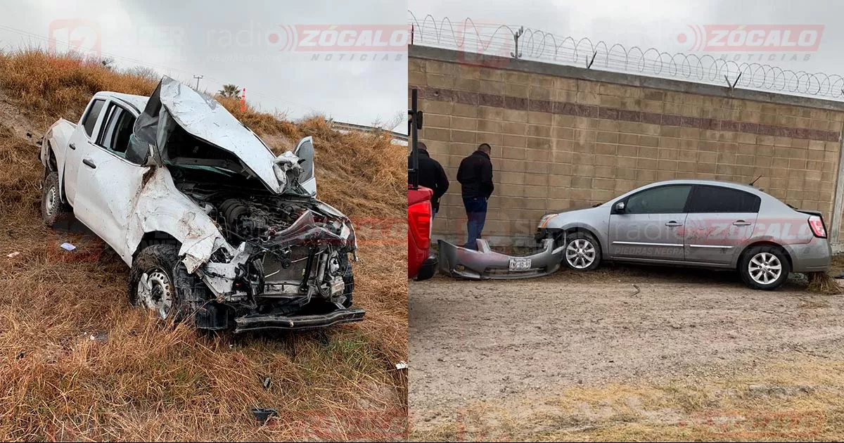Accidentes dejan daños de consideración en vehículos en Nava