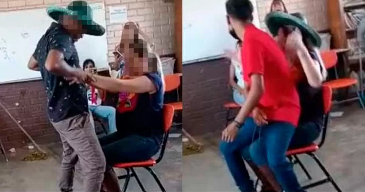 Exhiben ‘perreo’ de maestra del COBAC; alumnos le bailan en salón de clase