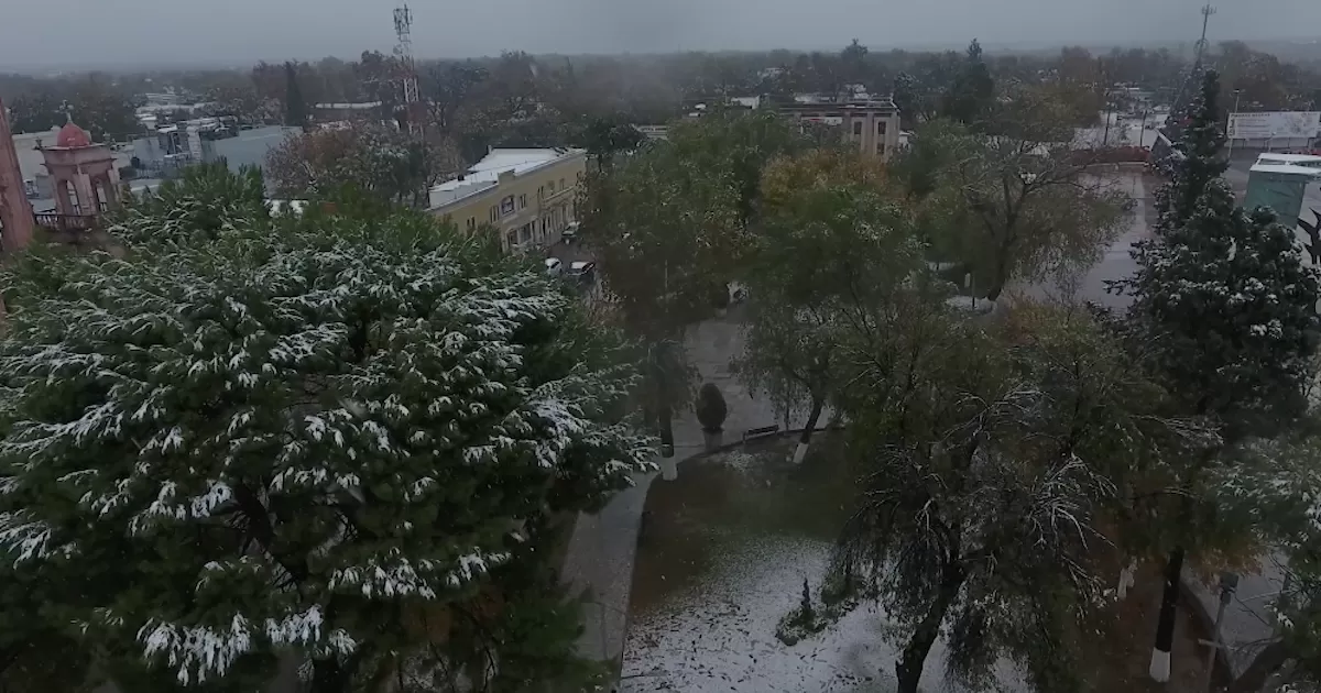 Posibles tormentas proviene de la parte alta de Texas.