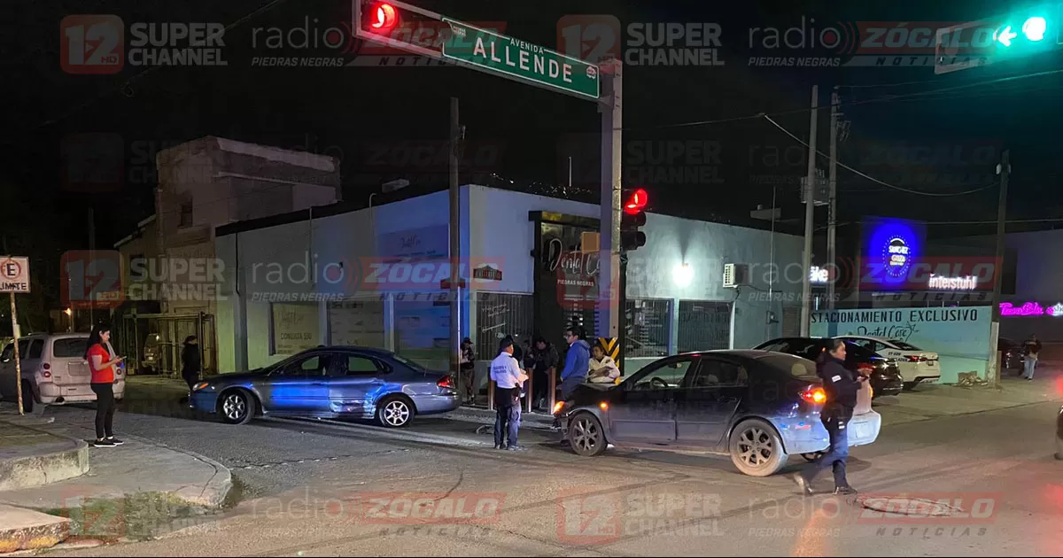 Los conductores al no aceptar la responsabilidad, se turnó al Ministerio Público de Asuntos Viales el choque.