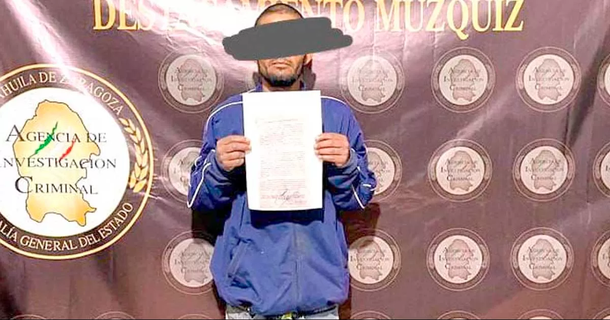 Va al penal por planear y ejecutar robo en Múzquiz