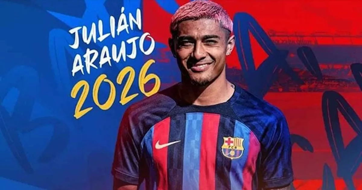 Barcelona hace oficial el fichaje del mexicano Julián Araujo