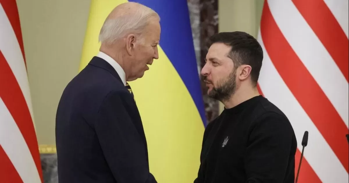 Biden visita por sorpresa Kiev, días antes del primer aniversario de la invasión rusa a Ucrania