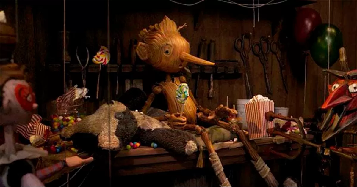 Dio las gracias a Netflix por confiar en la historia de Pinocho durante la Italia de Benito Mussolini.