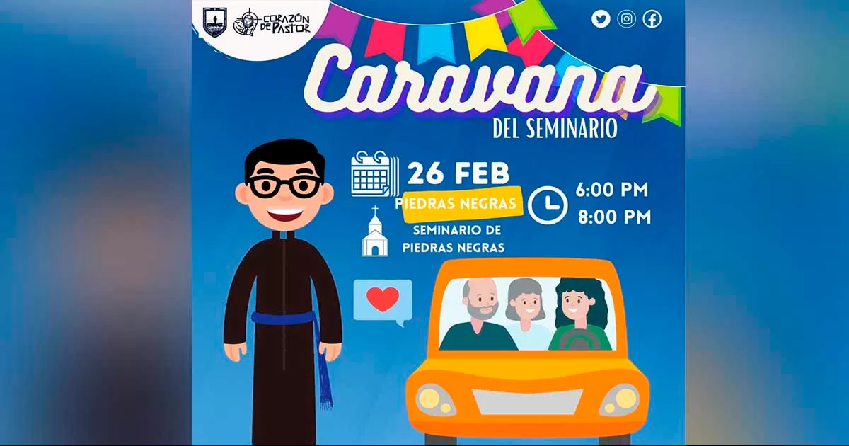 Invitan a caravana este domingo para promover vocaciones sacerdotales