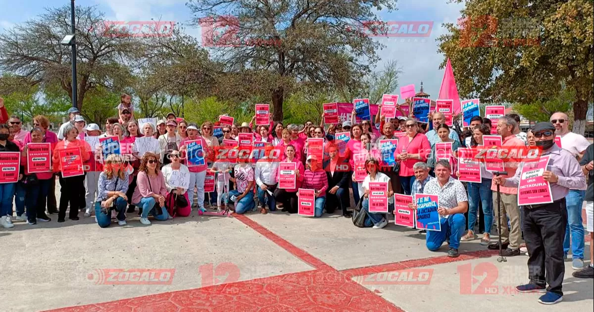 Nigropetenses se oponen a reforma electoral con concentración en Macroplaza