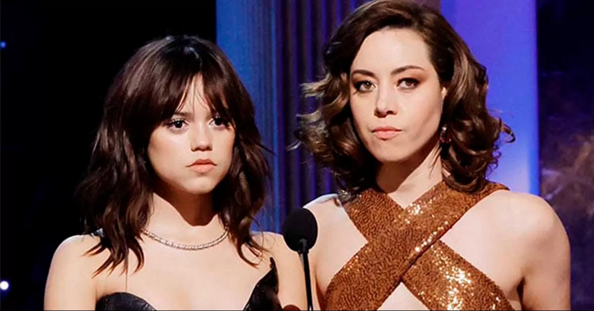 Jenna Ortega y Aubrey Plaza se llevaron todas las miradas en la entrega de los premios del Sindicato de Actores de Hollywood