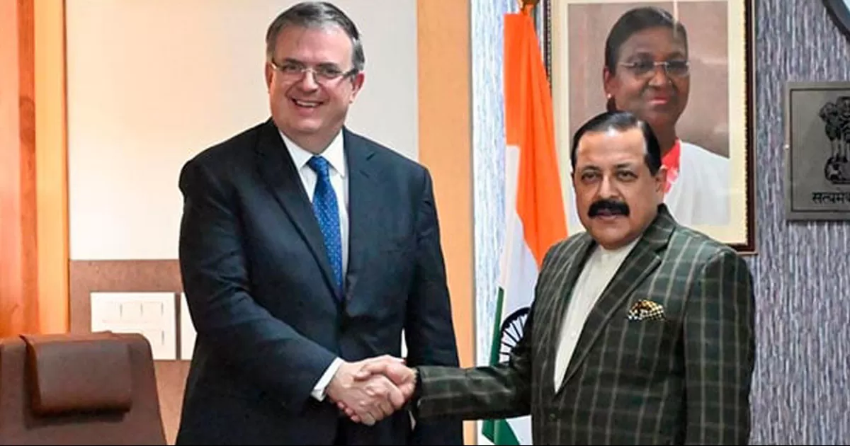 El canciller Marcelo Ebrard anunció que México y la India financiarán proyectos binacionales como la producción de vacunas a bajo costo.