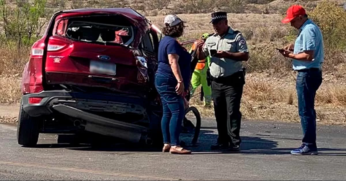 Fuerte accidente en Nueva Rosita deja a una persona lesionada