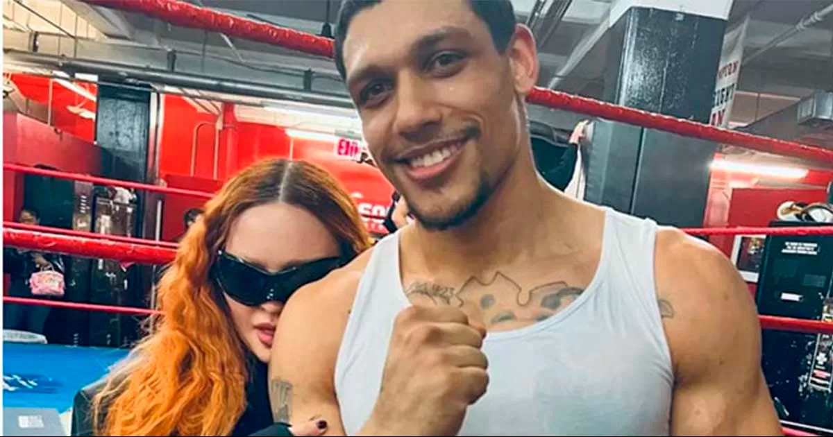 Madonna confirma romance con el boxeador Josh Popper, 35 años menor que ella
