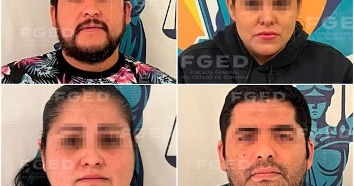 Los detenidos son David Erasmo, Sandra Idanes, Ilse Janeth y José Miguel, quienes ya fueron vinculados a proceso.