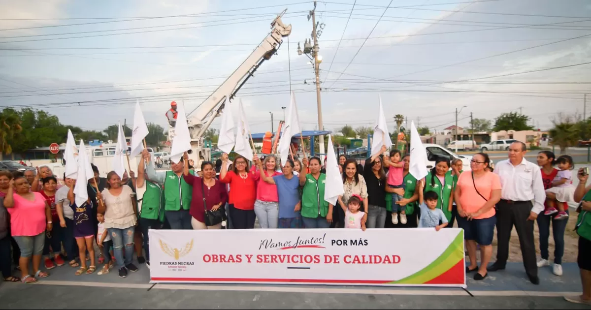 Con esta obra se benefician los vecinos de las colonias Año 2000 y Villas del Carmen.