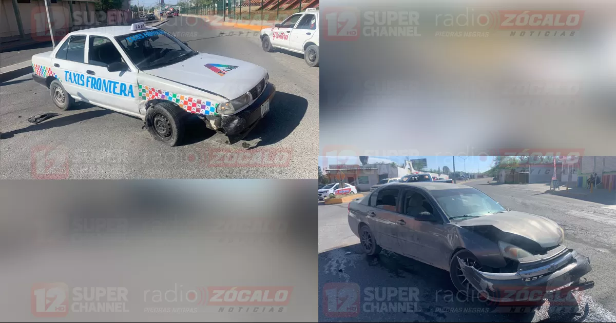 En un video de una cámara seguridad de la zona se pudo observar como el Malibu se le atravesó al Taxi.