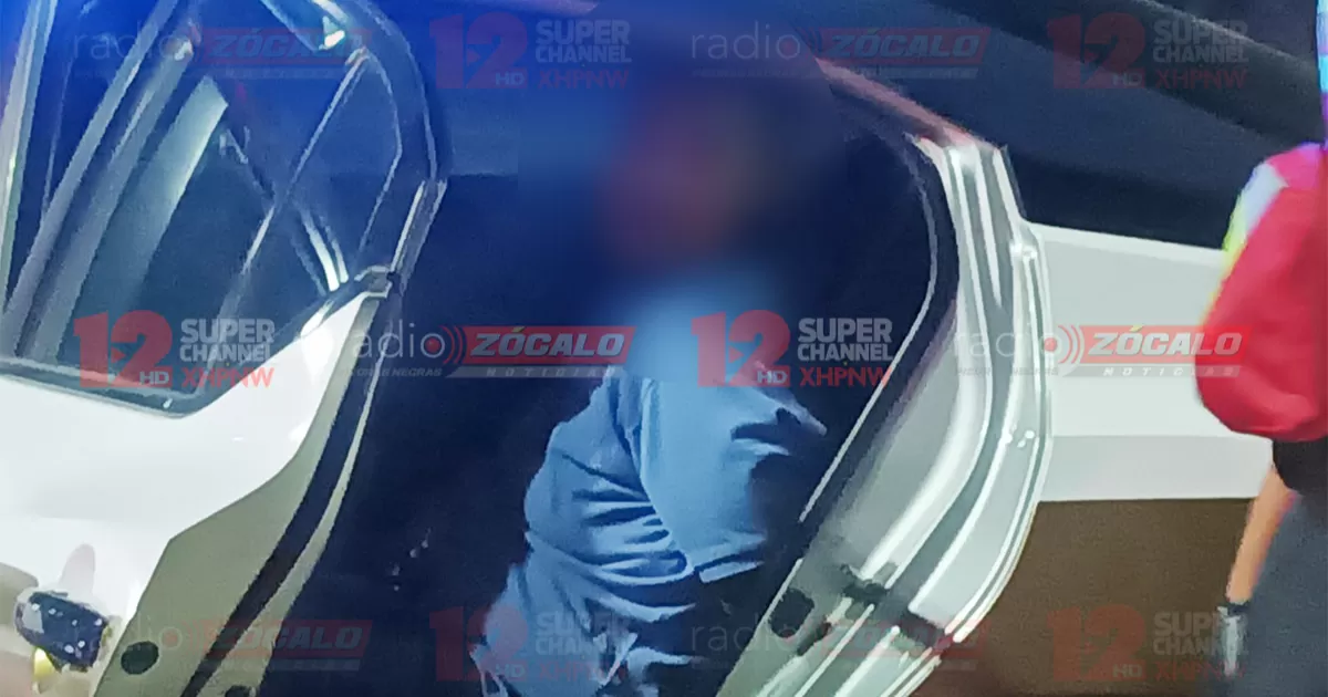 Detienen a ebrio por provocar choque por alcance