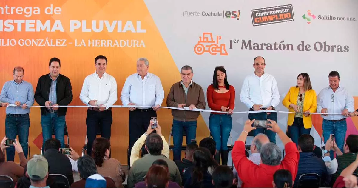 Con inversión de 29.8 mdp, entrega MARS Sistema Pluvial