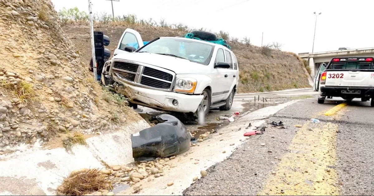 El percance se registró en el caracol de la Premier.