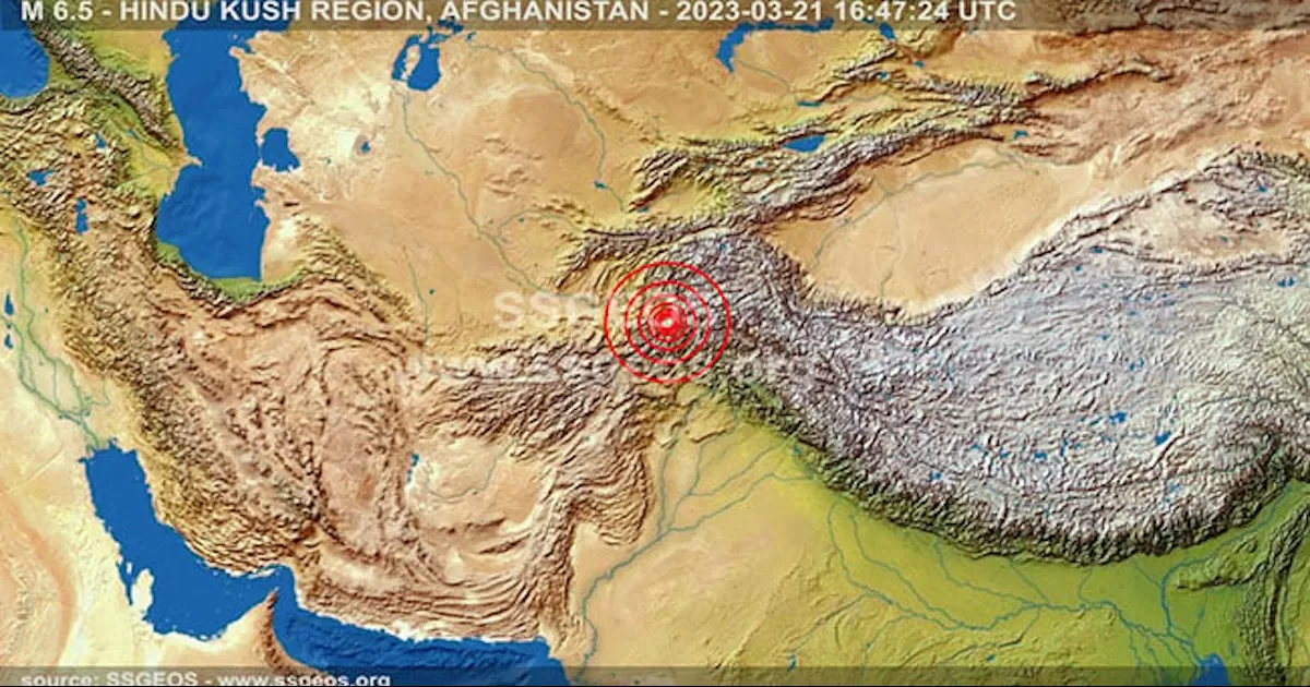 Terremoto de magnitud 6.5 sacude el noreste de Afganistán