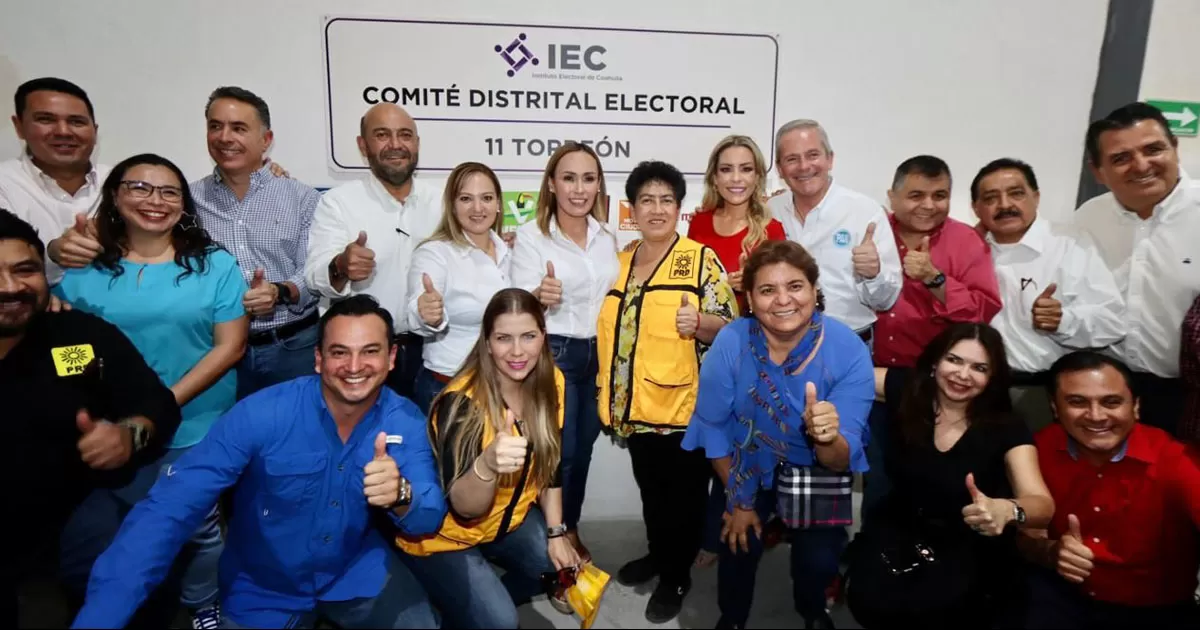 Formalizan registro aspirantes a diputados de la Alianza Ciudadana por la Seguridad en la Laguna